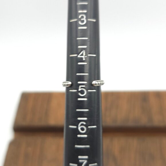 Size 4.75 Sterling Silver Silpada Dot Toe Band Ring A213 - Picture 4 of 6